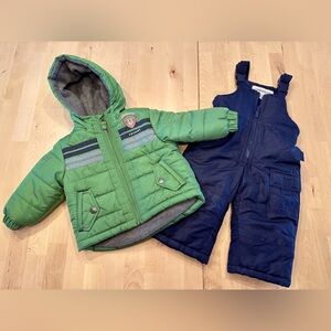London Fog Baby Winter Coat & Snow Pants / 12 months